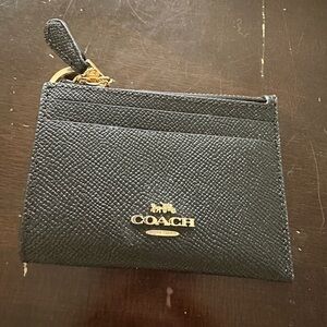 Coach Black Mini Skinny ID Case